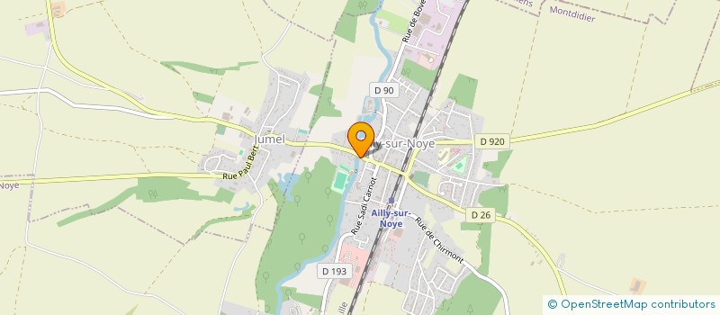 localisation de l'entreprise SCI DODI à AILLY-SUR-NOYE