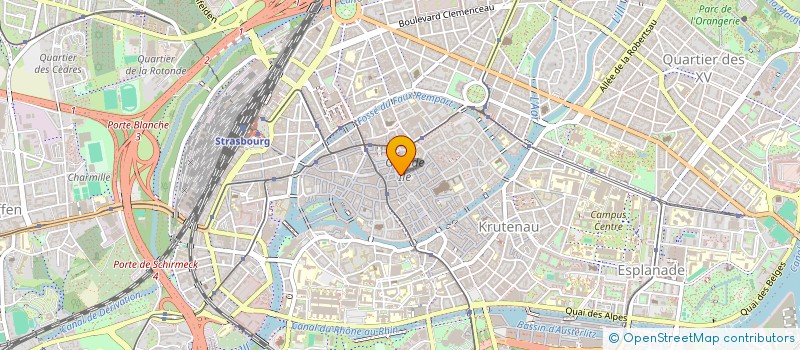 localisation de l'entreprise SCI DODO  STRASBOURG