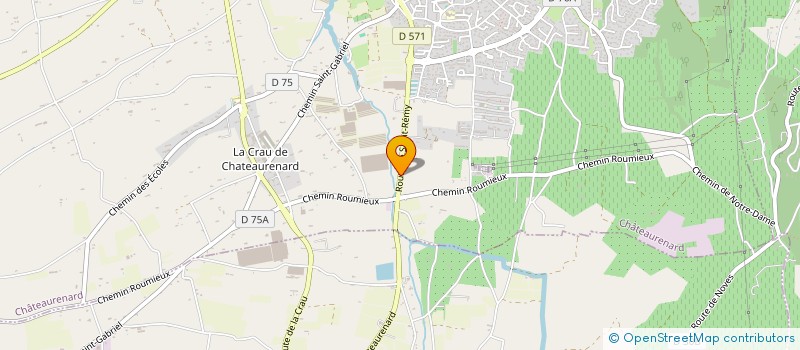 localisation de l'entreprise SCI DODO à CHATEAURENARD