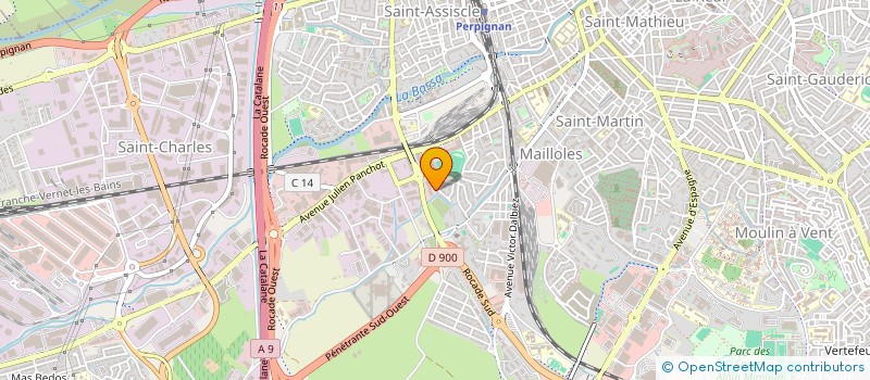 localisation de l'entreprise SCI DODRIEN  PERPIGNAN