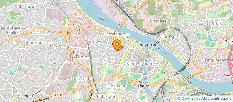 localisation de l'entreprise SCI DOELMA à BAYONNE