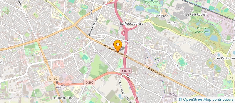 localisation de l'entreprise SCI DOFA à ANGERS