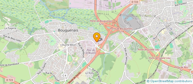 localisation de l'entreprise SCI DOFA à BOUGUENAIS