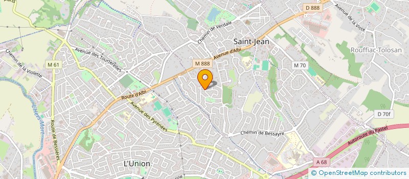 localisation de l'entreprise SCI DOFI à SAINT-JEAN