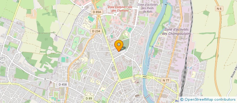 localisation de l'entreprise SCI DOFRAN à AUXERRE