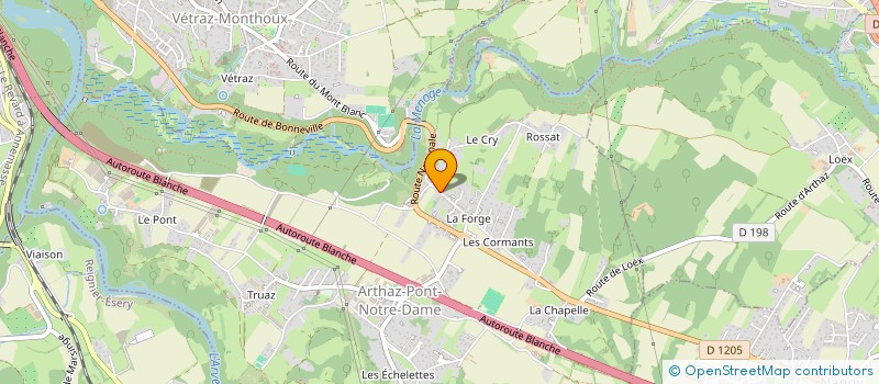 localisation de l'entreprise SCI DOG LEG  ARTHAZ-PONT-NOTRE-DAME