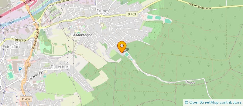 localisation de l'entreprise SCI DOGAN  ETUPES