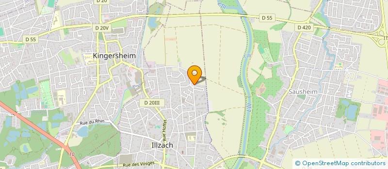 localisation de l'entreprise SCI DOGAN  ILLZACH