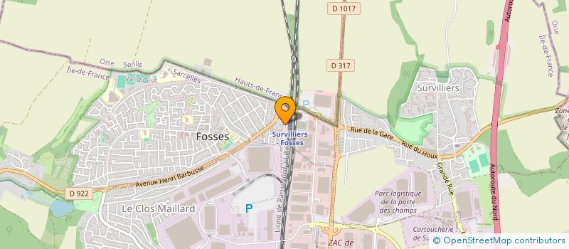 localisation de l'entreprise SCI DOGAN  ARNOUVILLE