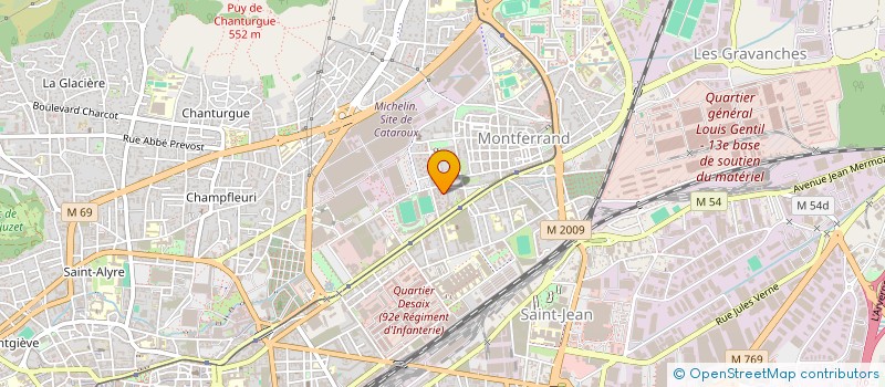 localisation de l'entreprise SCI DOGAN 50  CLERMONT-FERRAND