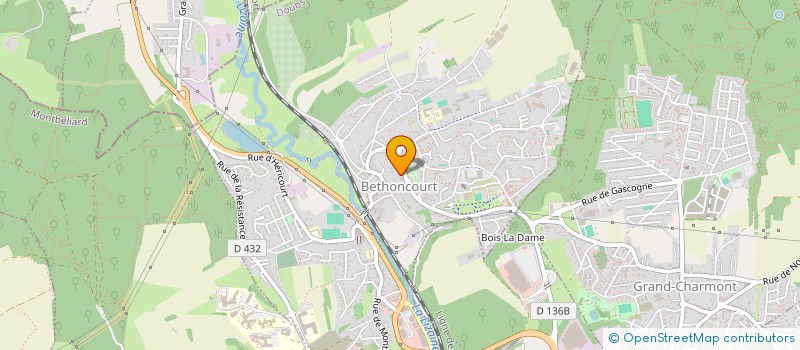 localisation de l'entreprise SCI DOGANAY  BETHONCOURT