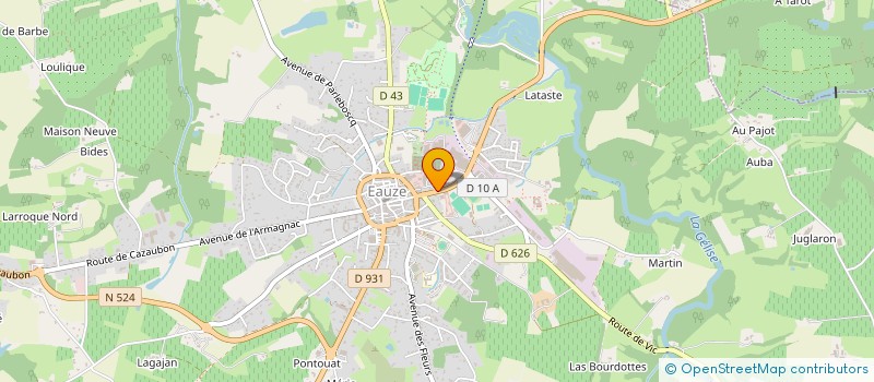 localisation de l'entreprise SCI DOGE  EAUZE