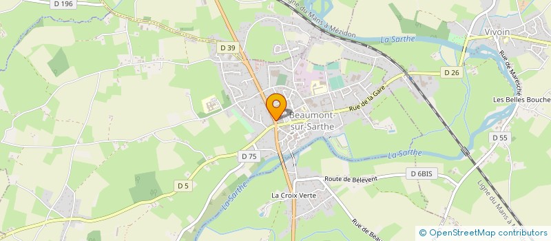 localisation de l'entreprise SCI DOGECAPIJ  BEAUMONT-SUR-SARTHE