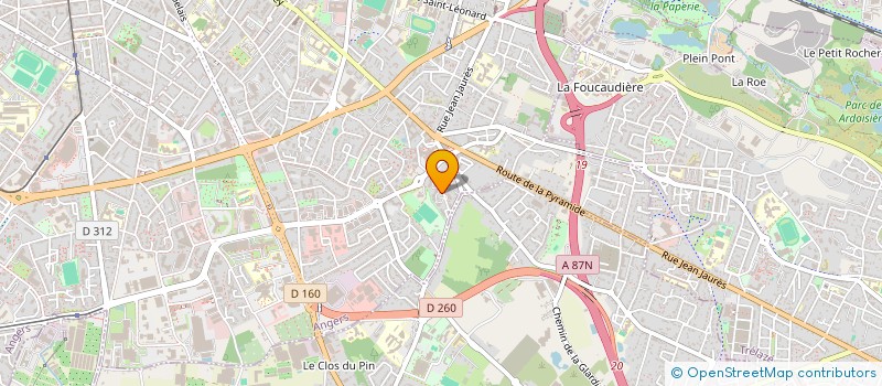 localisation de l'entreprise SCI DOGI à ANGERS