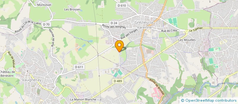 localisation de l'entreprise SCI DOGIR  GREZIEU-LA-VARENNE