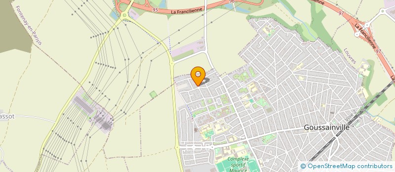 localisation de l'entreprise SCI DOGRU INVEST  GOUSSAINVILLE