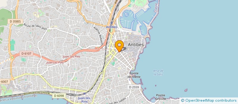 localisation de l'entreprise SCI DOH. à ANTIBES