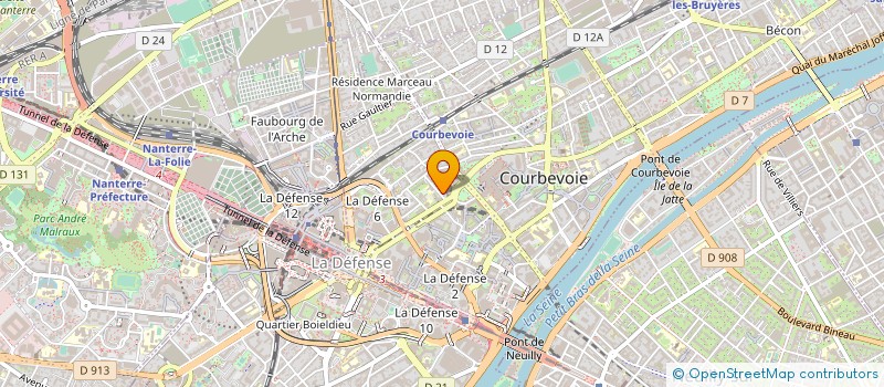 localisation de l'entreprise SCI DOHAN à COURBEVOIE