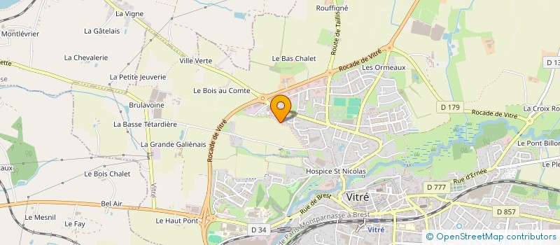 localisation de l'entreprise SCI DOILA  VITRE