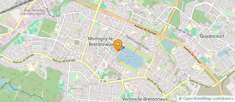 localisation de l'entreprise SCI DOINATH  MONTIGNY-LE-BRETONNEUX