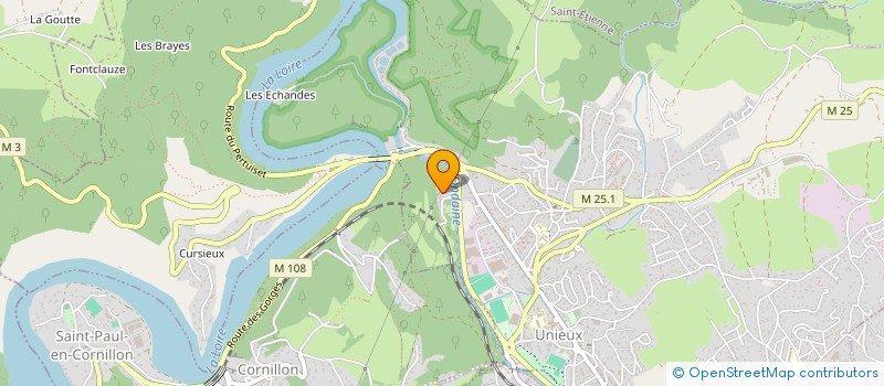 localisation de l'entreprise SCI DOIRIC  UNIEUX