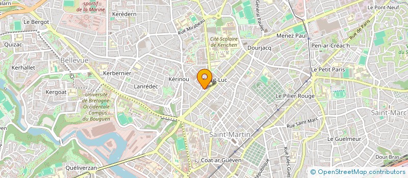 localisation de l'entreprise SCI DOISNEAU  BREST