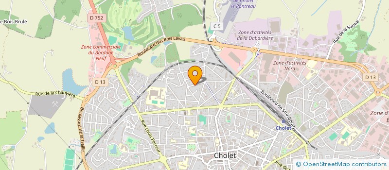 localisation de l'entreprise SCI DOJAPEU à CHOLET