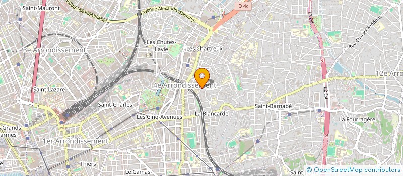 localisation de l'entreprise SCI DOJO LABRY à MARSEILLE