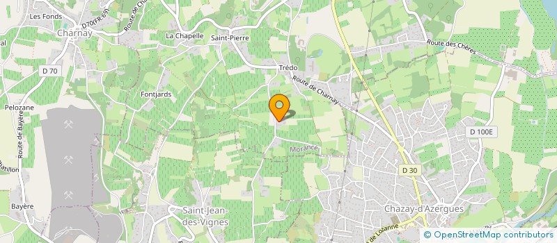 localisation de l'entreprise SCI DOJO TECH  MORANCE