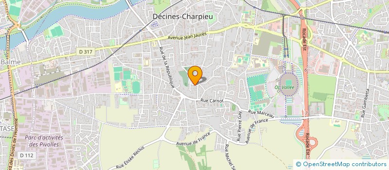 localisation de l'entreprise SCI DOKIGAMA2  DECINES-CHARPIEU