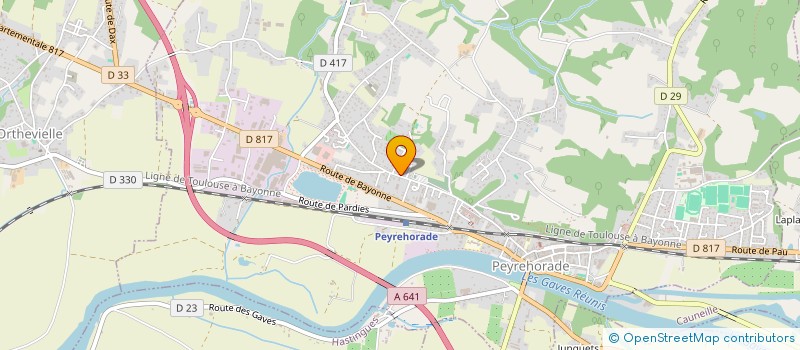 localisation de l'entreprise SCI DOKPI  PEYREHORADE