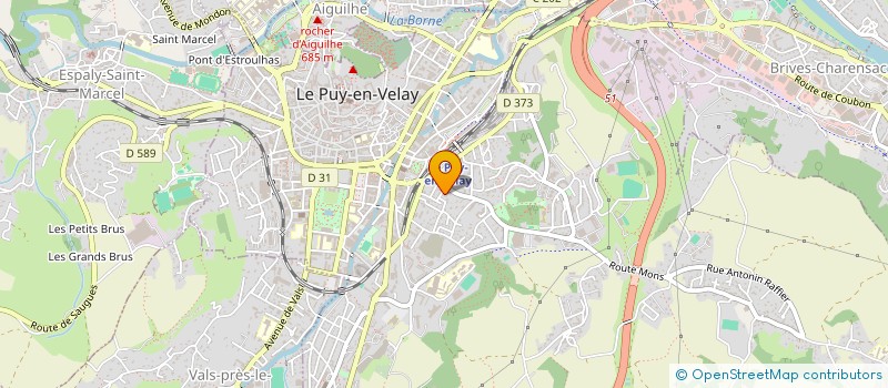 localisation de l'entreprise SCI DOLAIZON 7  LE PUY-EN-VELAY