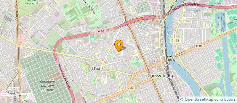 localisation de l'entreprise SCI DOLALIA à THIAIS
