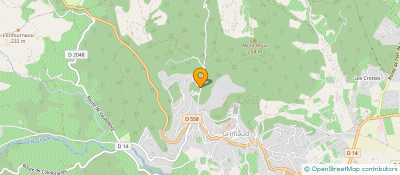 localisation de l'entreprise SCI DOLAMA à GRIMAUD