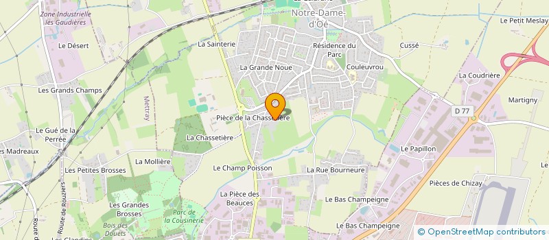 localisation de l'entreprise SCI DOLAUNIGUI à NOTRE-DAME-D'OE