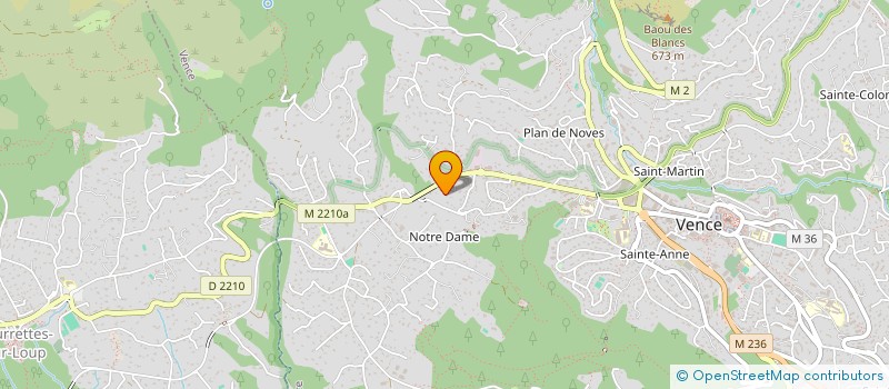 localisation de l'entreprise SCI DOLCE  VENCE