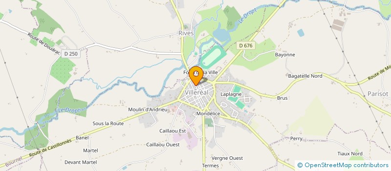 localisation de l'entreprise SCI DOLCE FIORE  VILLEREAL