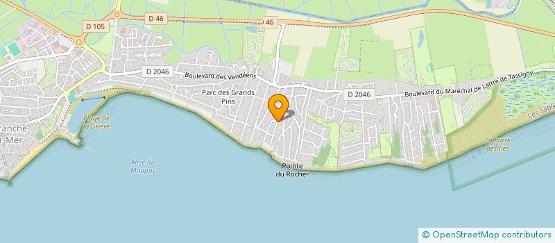 localisation de l'entreprise SCI DOLCE NIDU à LA TRANCHE-SUR-MER