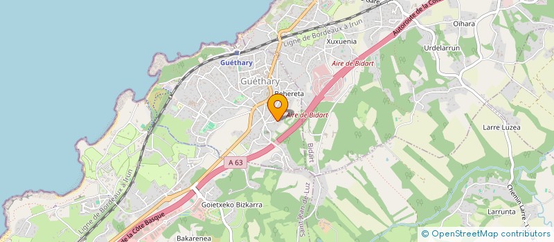 localisation de l'entreprise SCI DOLCE VITA  GUETHARY