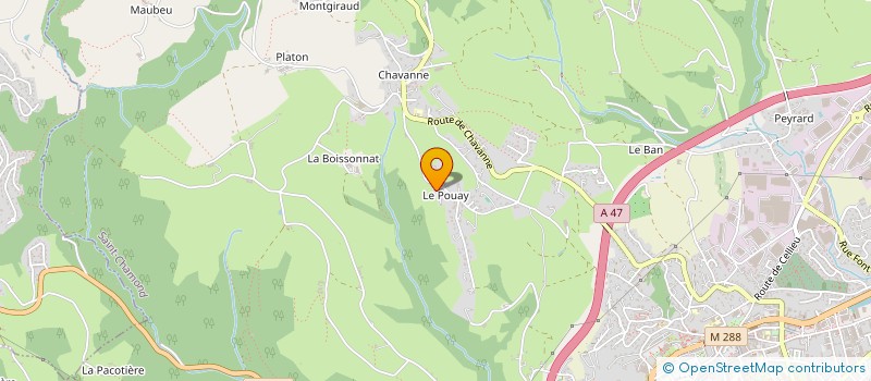 localisation de l'entreprise SCI DOLCE VITA  SAINT-CHAMOND