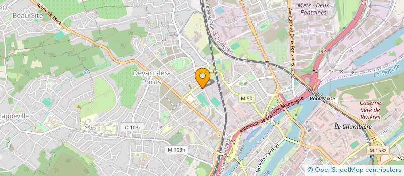 localisation de l'entreprise SCI DOLCE VITA  METZ