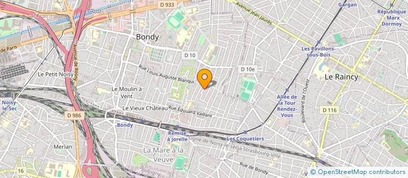 localisation de l'entreprise SCI DOLCE VITA  BONDY