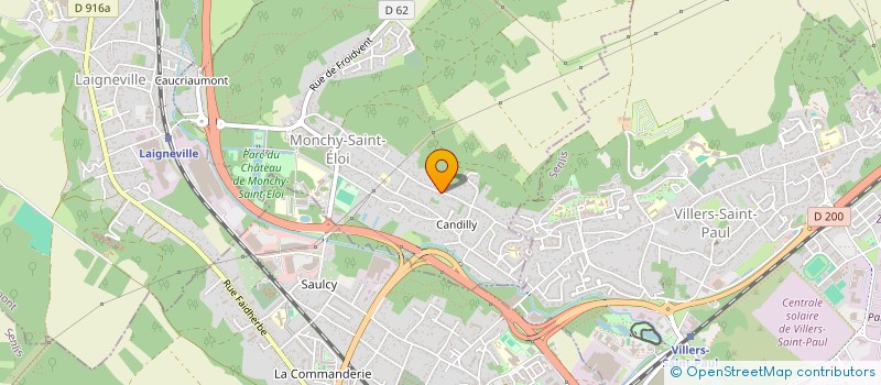 localisation de l'entreprise SCI DOLENE  MONCHY-SAINT-ELOI