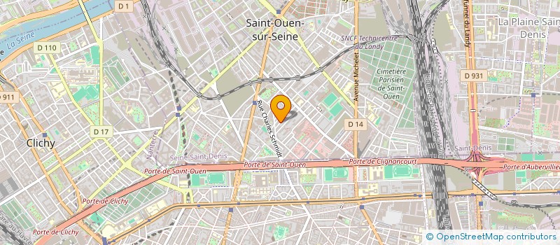 localisation de l'entreprise SCI DOLENT à SAINT-OUEN-SUR-SEINE