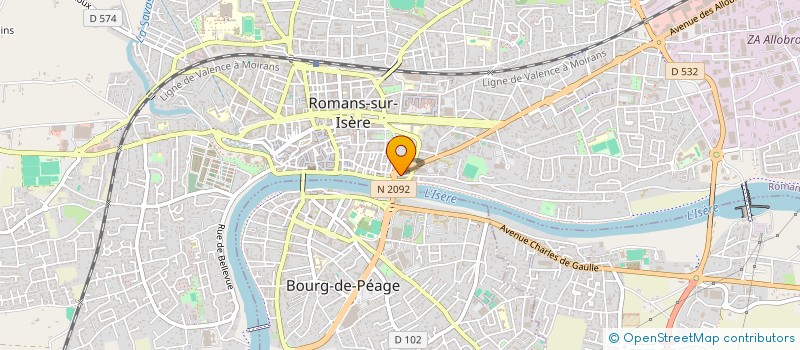 localisation de l'entreprise SCI DOLET 3  ROMANS-SUR-ISERE