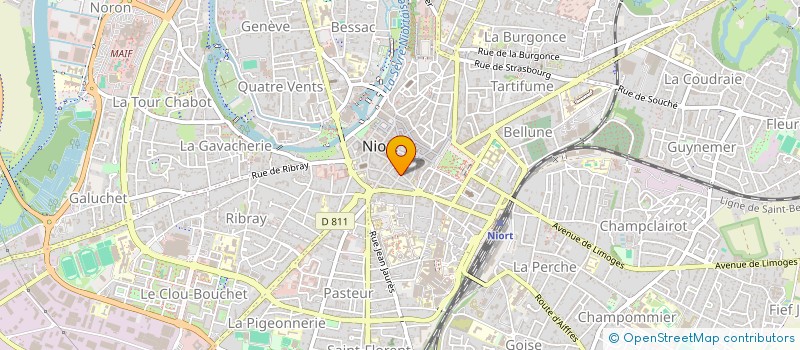 localisation de l'entreprise SCI DOLFEGA  NIORT