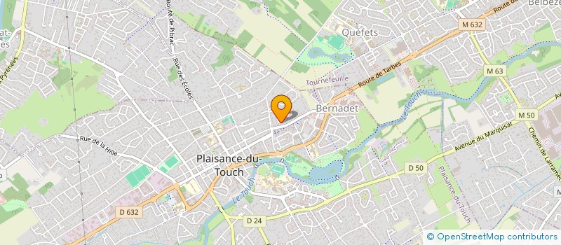 localisation de l'entreprise SCI DOLFI  PLAISANCE-DU-TOUCH