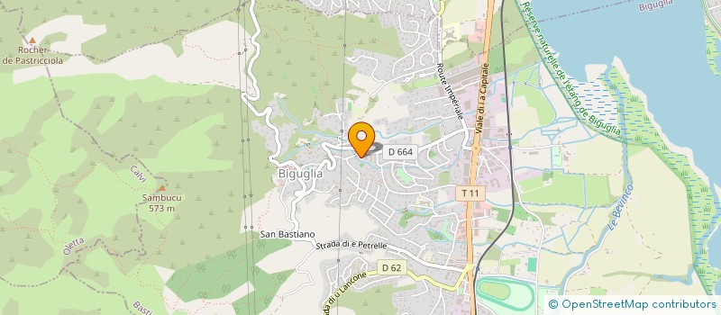 localisation de l'entreprise SCI DOLFI à BIGUGLIA