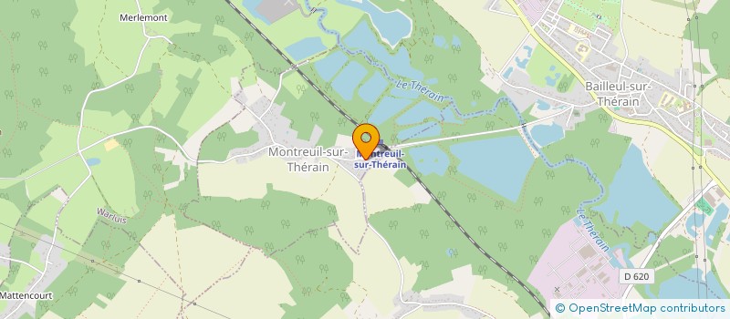 localisation de l'entreprise SCI DOLI  MONTREUIL-SUR-THERAIN