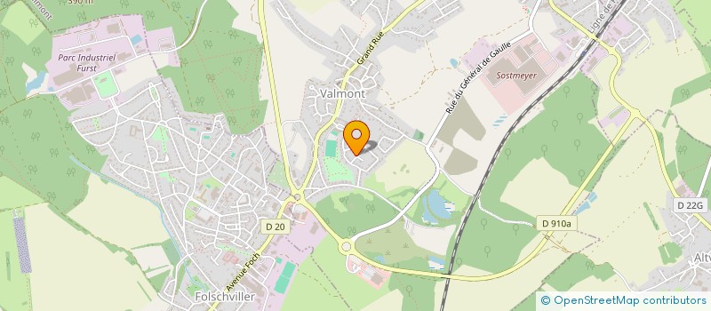 localisation de l'entreprise SCI DOLIC  VALMONT